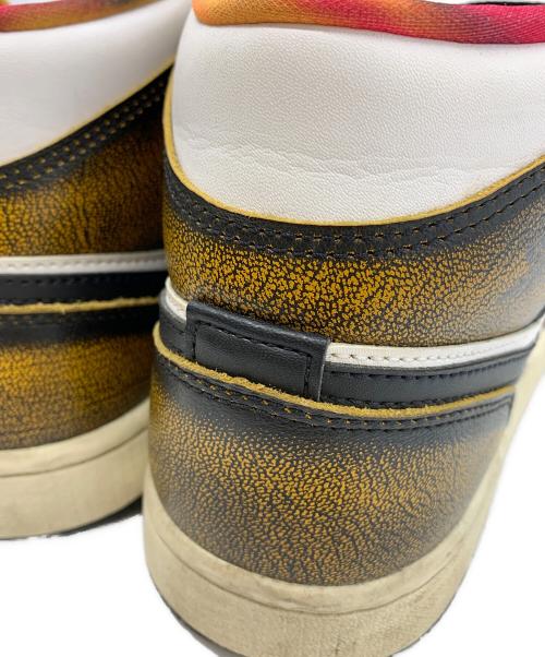 NIKE（ナイキ）NIKE (ナイキ) NIKE　ハイカットスニーカー ブラウン×ホワイト サイズ:26.5cmの古着・服飾アイテム