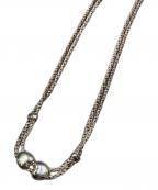 TIFFANY & Co.ティファニー アンド コー）の古着「ダブルロープハートネックレス」｜シルバー