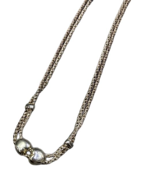 TIFFANY & Co.（ティファニー アンド コー）TIFFANY & Co. (ティファニー) ダブルロープハートネックレス シルバーの古着・服飾アイテム