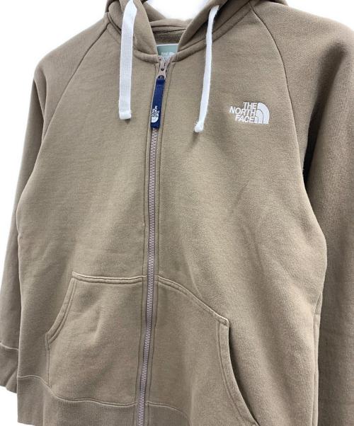 THE NORTH FACE（ザ ノース フェイス）THE NORTH FACE (ザ ノース フェイス) THE NORTH FACE　ジップパーカー ベージュ サイズ:Lの古着・服飾アイテム