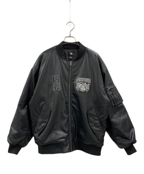 DC SHOE CO.USA（ディーシー シューコー ユーエスエー）DC SHOE CO.USA (ディーシー シューコー ユーエスエー) DC SHOE CO.USA　MA-1ジャケット ブラック サイズ:Mの古着・服飾アイテム