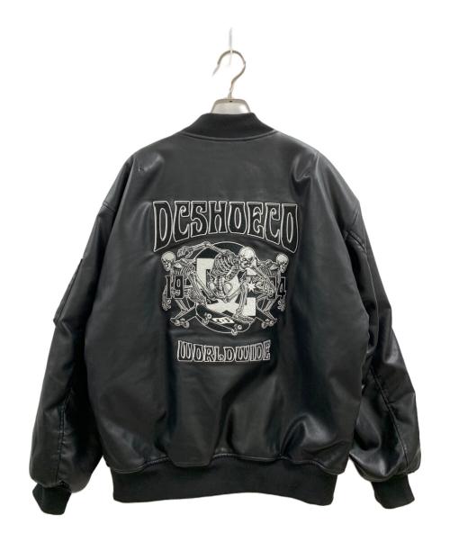 DC SHOE CO.USA（ディーシー シューコー ユーエスエー）DC SHOE CO.USA (ディーシー シューコー ユーエスエー) DC SHOE CO.USA　MA-1ジャケット ブラック サイズ:Mの古着・服飾アイテム