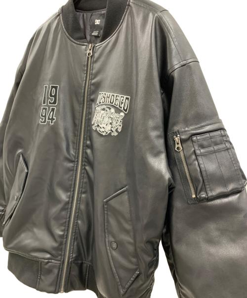 DC SHOE CO.USA（ディーシー シューコー ユーエスエー）DC SHOE CO.USA (ディーシー シューコー ユーエスエー) DC SHOE CO.USA　MA-1ジャケット ブラック サイズ:Mの古着・服飾アイテム