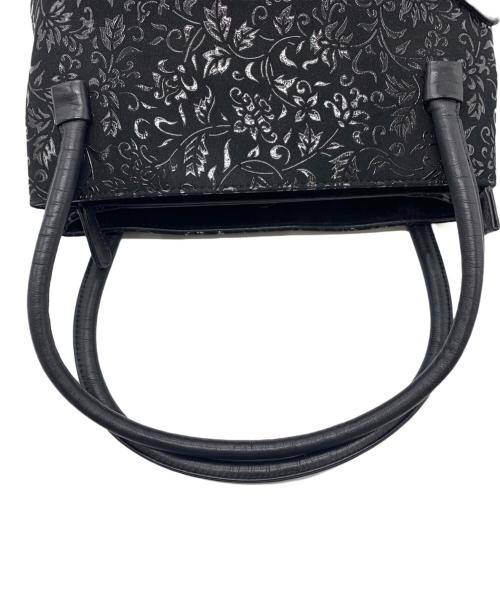 印傳屋（インデンヤ）印傳屋 (インデンヤ) 印傳屋　ハンドバッグ ブラックの古着・服飾アイテム