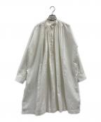 ISSEY MIYAKEイッセイミヤケ）の古着「ISSEY MIYAKE　長袖ブラウス」｜アイボリー