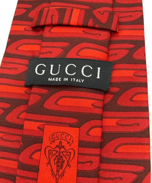 GUCCI（グッチ）GUCCI (グッチ) GUCCI　ネクタイ レッド サイズ:不明の古着・服飾アイテム