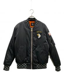 VANS（ヴァンズ）の古着「VANS　MA-1ジャケット」｜ブラック