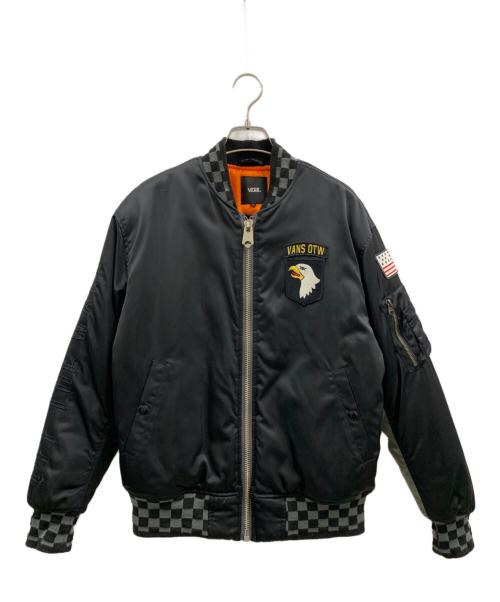 VANS（ヴァンズ）VANS (ヴァンズ) VANS　MA-1ジャケット ブラック サイズ:Sの古着・服飾アイテム