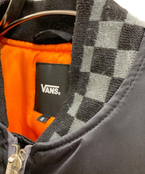 VANS（ヴァンズ）VANS (ヴァンズ) VANS　MA-1ジャケット ブラック サイズ:Sの古着・服飾アイテム