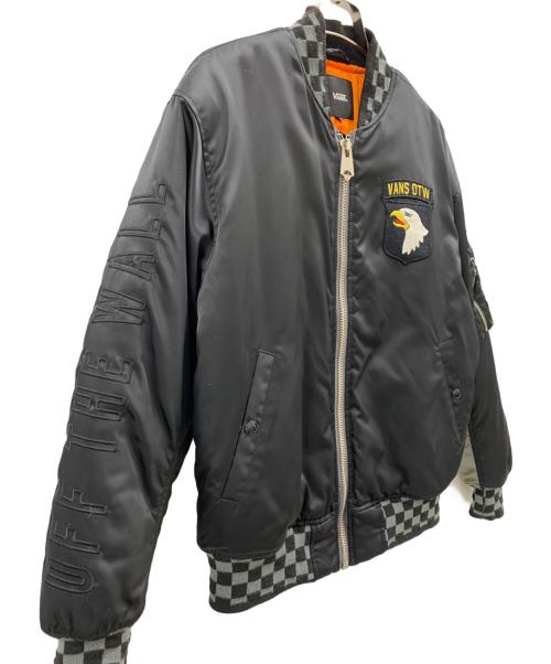 VANS（ヴァンズ）VANS (ヴァンズ) VANS　MA-1ジャケット ブラック サイズ:Sの古着・服飾アイテム