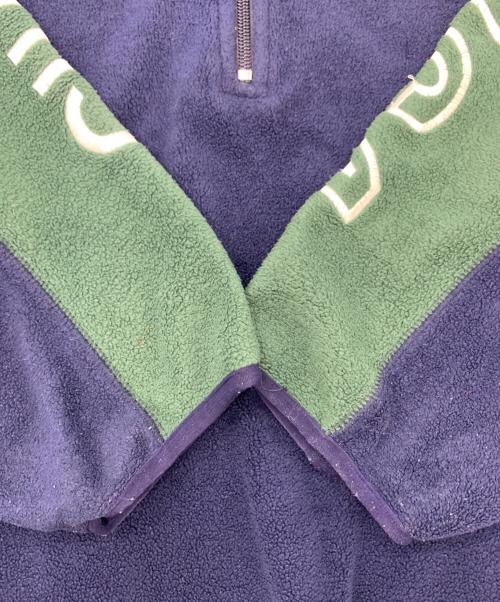 NAUTICA（ノーティカ）NAUTICA (ノーティカ) NAUTICA　ハーフジップフリースジャケット グリーン×ネイビー サイズ:XLの古着・服飾アイテム