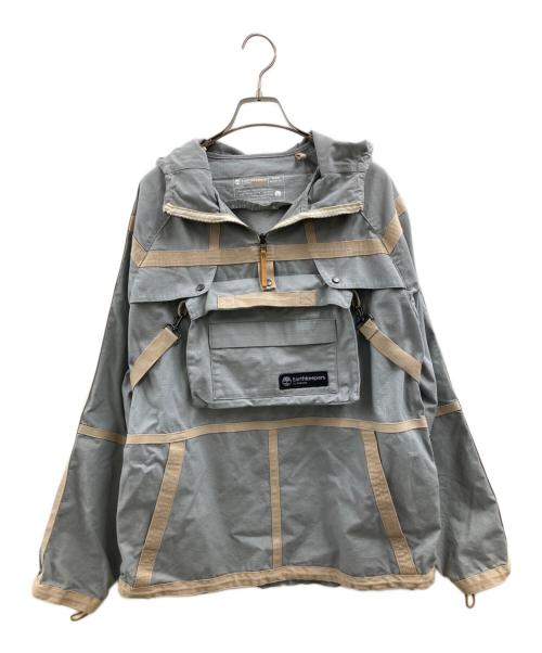 Timberland（ティンバーランド）Timberland (ティンバーランド) RAEBURN (レイバーン) DWRジャケット グレー×ベージュ サイズ:Sの古着・服飾アイテム