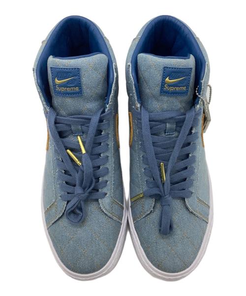 NIKE（ナイキ）NIKE (ナイキ) SUPREME (シュプリーム) SB ZOOM BLAZER MID QS ブルー サイズ:26.5の古着・服飾アイテム