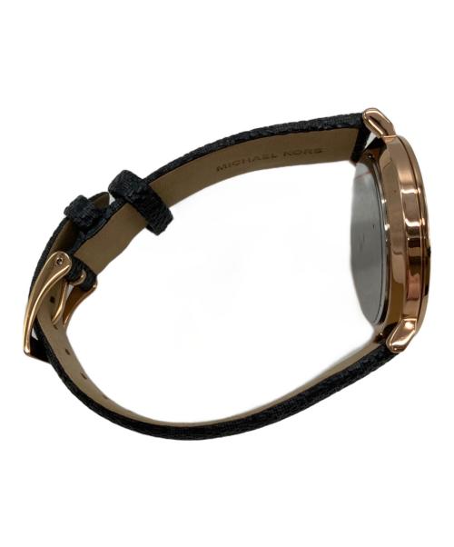 MICHAEL KORS（マイケル・コース）MICHAEL KORS (マイケル・コース) MICHAEL KORS　リストウォッチ ブラックの古着・服飾アイテム