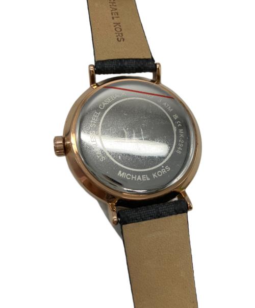 MICHAEL KORS（マイケル・コース）MICHAEL KORS (マイケル・コース) MICHAEL KORS　リストウォッチ ブラックの古着・服飾アイテム