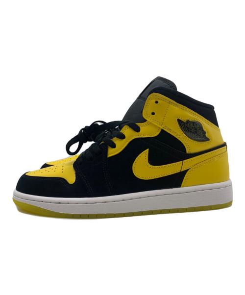 NIKE（ナイキ）NIKE (ナイキ) AIR JORDAN 1 MID SE イエロー×ブラック サイズ:27の古着・服飾アイテム