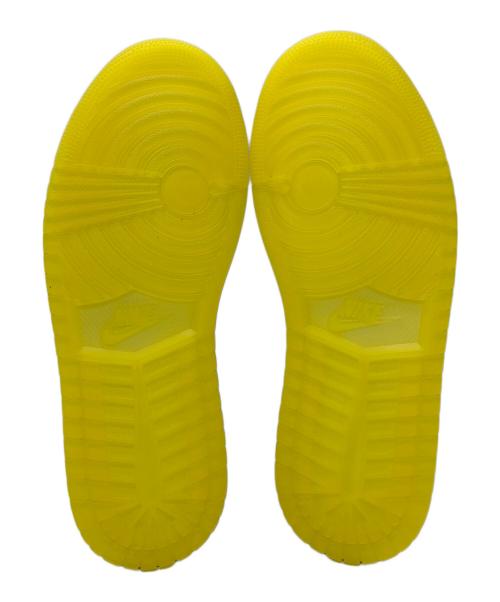 NIKE（ナイキ）NIKE (ナイキ) AIR JORDAN 1 MID SE イエロー×ブラック サイズ:27の古着・服飾アイテム