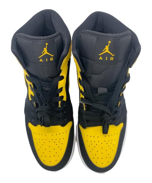 NIKE（ナイキ）NIKE (ナイキ) AIR JORDAN 1 MID SE イエロー×ブラック サイズ:27の古着・服飾アイテム
