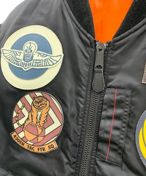 AVIREX（アヴィレックス）AVIREX (アヴィレックス) AVIREX　フライトジャケット ブラック サイズ:XLの古着・服飾アイテム