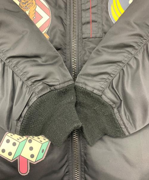 AVIREX（アヴィレックス）AVIREX (アヴィレックス) AVIREX　フライトジャケット ブラック サイズ:XLの古着・服飾アイテム