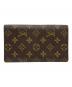 LOUIS VUITTON (ルイ ヴィトン) LOUIS VUITTON　長財布 ブラウン：8000円