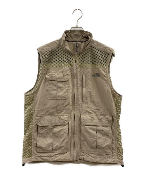 THE NORTH FACE（ザ ノース フェイス）THE NORTH FACE (ザ ノース フェイス) THE NORTH FACE　ナイロンベスト ベージュ サイズ:Lの古着・服飾アイテム