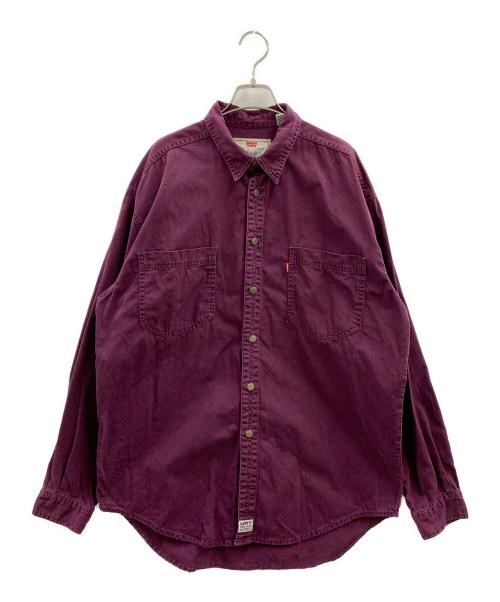 LEVI'S（リーバイス）LEVI'S (リーバイス) LEVI'S　90’s　長袖シャツ パープル サイズ:Lの古着・服飾アイテム