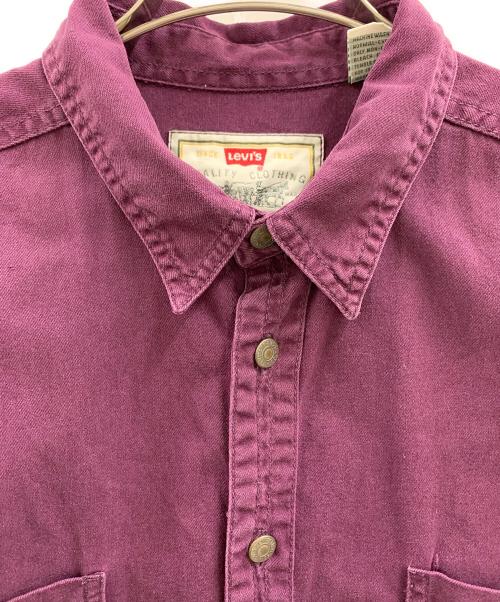 LEVI'S（リーバイス）LEVI'S (リーバイス) LEVI'S　90’s　長袖シャツ パープル サイズ:Lの古着・服飾アイテム