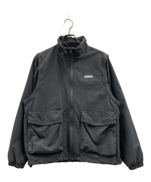 ELEMENT（エレメント）ELEMENT (エレメント) 2WAY ALPHA JACKET グレー サイズ:Lの古着・服飾アイテム