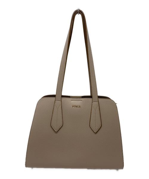 FURLA（フルラ）FURLA (フルラ) FURLA　レザートートバッグ ピンクの古着・服飾アイテム