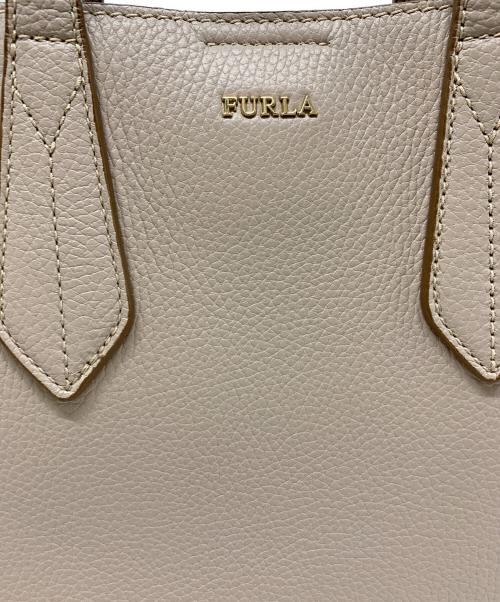 FURLA（フルラ）FURLA (フルラ) FURLA　レザートートバッグ ピンクの古着・服飾アイテム