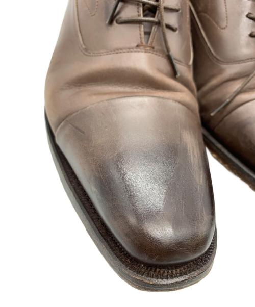 SHETLAND FOX（シェットランドフォックス）SHETLAND FOX (シェットランドフォックス) SHETLAND FOX　ストレートチップシューズ ブラウン サイズ:7 1/2の古着・服飾アイテム