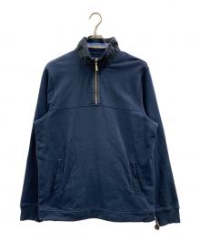 Barbour（バブアー）の古着「Barbour　ハーフジップスウェット」｜ネイビー