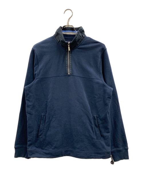 Barbour（バブアー）Barbour (バブアー) Barbour　ハーフジップスウェット ネイビー サイズ:Lの古着・服飾アイテム