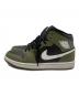 NIKE (ナイキ) NIKE　Air Jordan 1 Mid　スニーカー オリーブ×ブラック サイズ:27.5ｃｍ：8000円