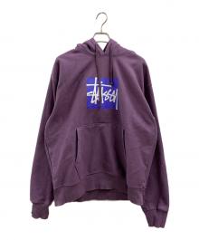 stussy（ステューシー）の古着「stussy　プルオーバーパーカー」｜パープル