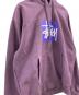 中古・古着 stussy (ステューシー) stussy　プルオーバーパーカー パープル サイズ:L：12000円