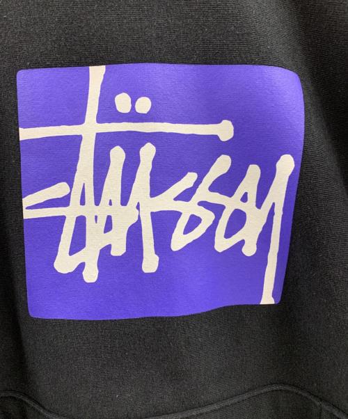 stussy（ステューシー）stussy (ステューシー) stussy　プルオーバーパーカー ブラック サイズ:Mの古着・服飾アイテム