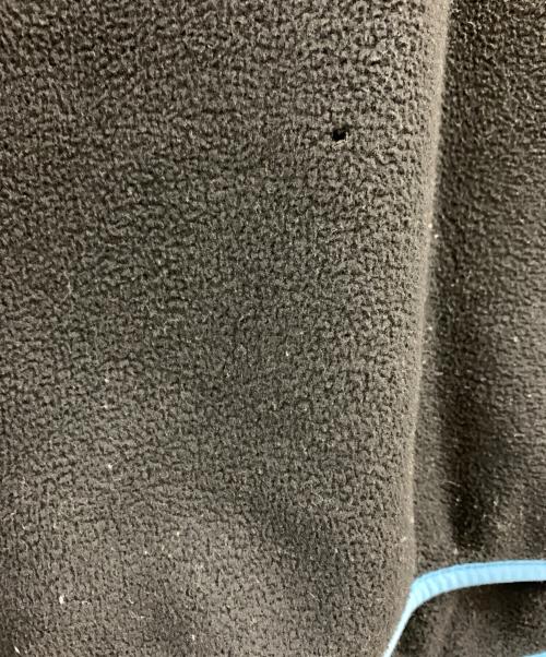 Patagonia（パタゴニア）Patagonia (パタゴニア) Patagonia　ライトウェイト・シンチラ・スナップT　フリースジャケット ブラック×ブルー サイズ:XLの古着・服飾アイテム