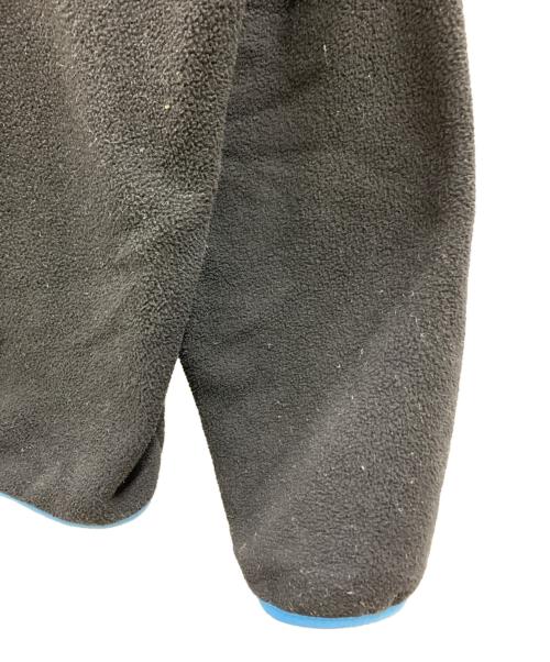 Patagonia（パタゴニア）Patagonia (パタゴニア) Patagonia　ライトウェイト・シンチラ・スナップT　フリースジャケット ブラック×ブルー サイズ:XLの古着・服飾アイテム