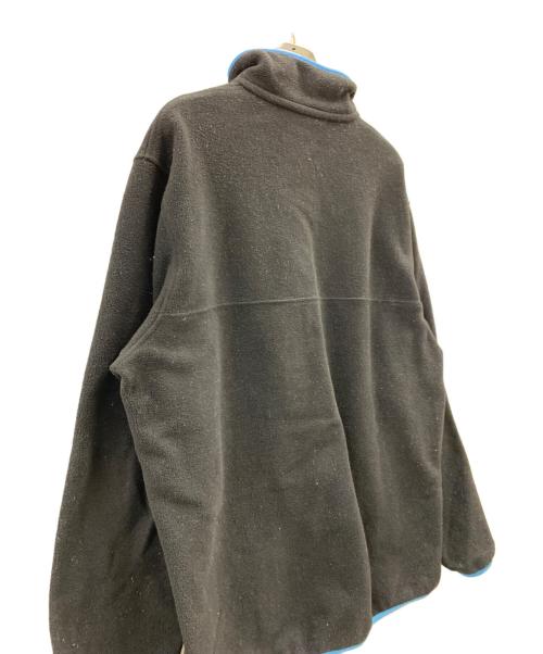 Patagonia（パタゴニア）Patagonia (パタゴニア) Patagonia　ライトウェイト・シンチラ・スナップT　フリースジャケット ブラック×ブルー サイズ:XLの古着・服飾アイテム
