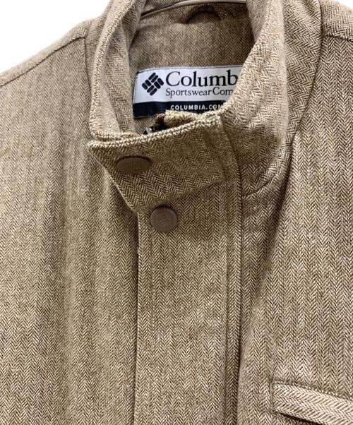 Columbia（コロンビア）Columbia (コロンビア) Columbia　ブルゾン ベージュ サイズ:Sの古着・服飾アイテム
