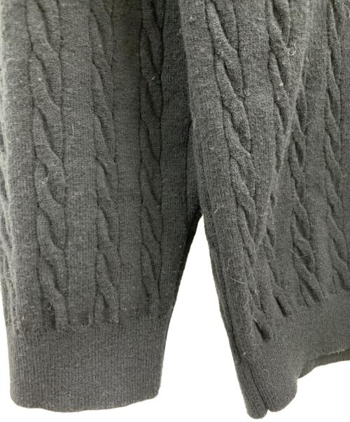 SATUR（セター）SATUR (セター) SATUR　薄手ニット ブラック サイズ:Sの古着・服飾アイテム