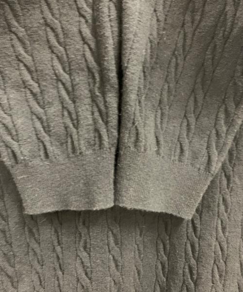 SATUR（セター）SATUR (セター) SATUR　薄手ニット ブラック サイズ:Sの古着・服飾アイテム