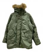 ALPHAアルファ）の古着「N-3Bタイプコート」｜オリーブ