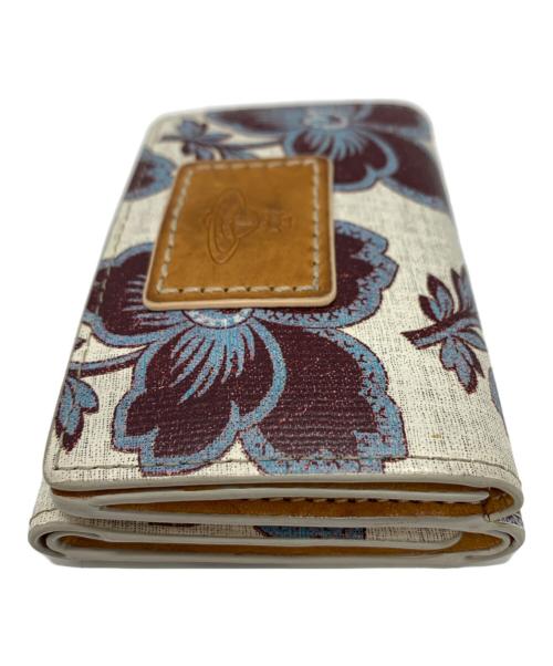 Vivienne Westwood（ヴィヴィアンウエストウッド）Vivienne Westwood (ヴィヴィアンウエストウッド) Vivienne Westwood　3つ折り財布 アイボリーの古着・服飾アイテム