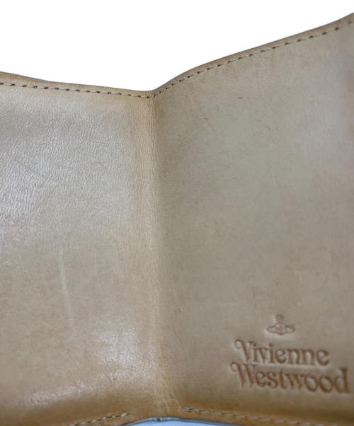 Vivienne Westwood（ヴィヴィアンウエストウッド）Vivienne Westwood (ヴィヴィアンウエストウッド) Vivienne Westwood　3つ折り財布 アイボリーの古着・服飾アイテム