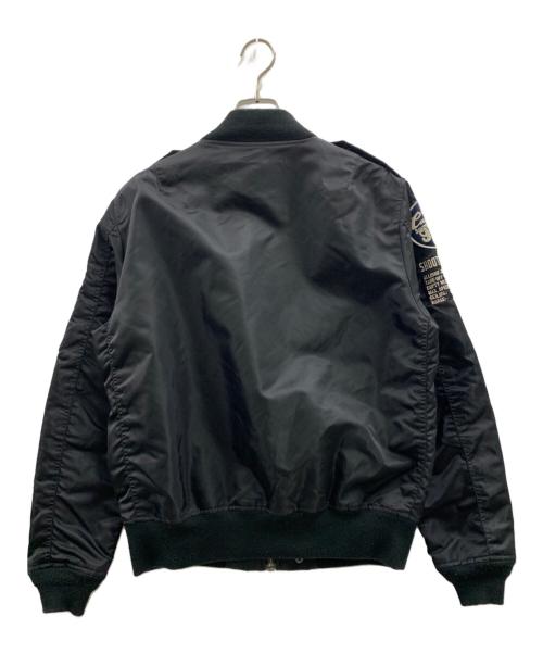 AVIREX（アヴィレックス）AVIREX (アヴィレックス) AVIREX　フライトジャケット ブラック サイズ:XLの古着・服飾アイテム