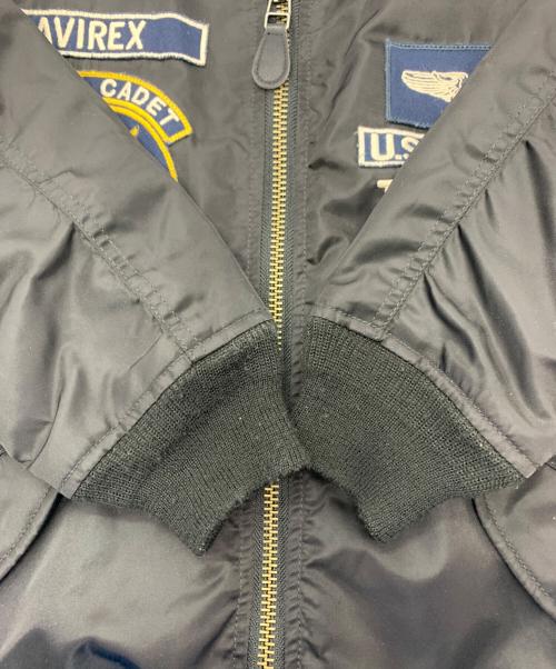 AVIREX（アヴィレックス）AVIREX (アヴィレックス) AVIREX　フライトジャケット ブラック サイズ:XLの古着・服飾アイテム