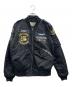 AVIREX（アヴィレックス）の古着「AVIREX　フライトジャケット」｜ブラック